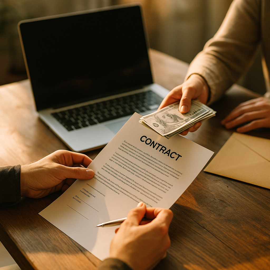 AhaCreator Upfront Payment and Standardized Contracts for Brands