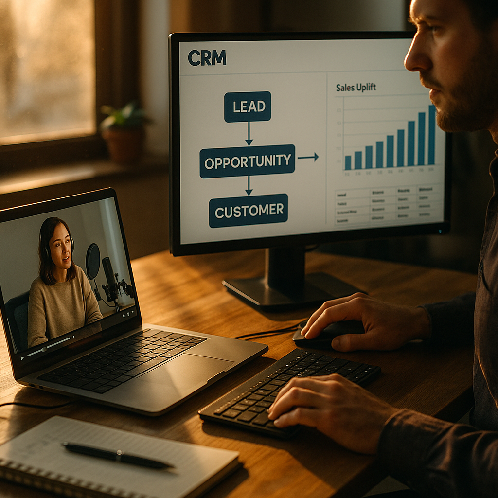 AI CRM Lead-to-Close Uplift for Creator Attribution