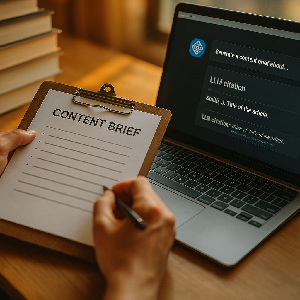 Generative AI Content Briefs for LLM Citation