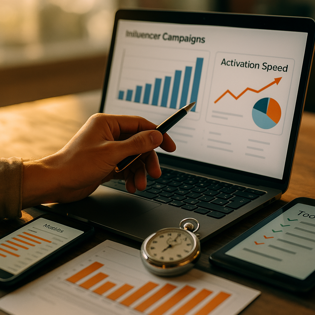 Influencer Campaign Speed to Activation Benchmarks and Tools