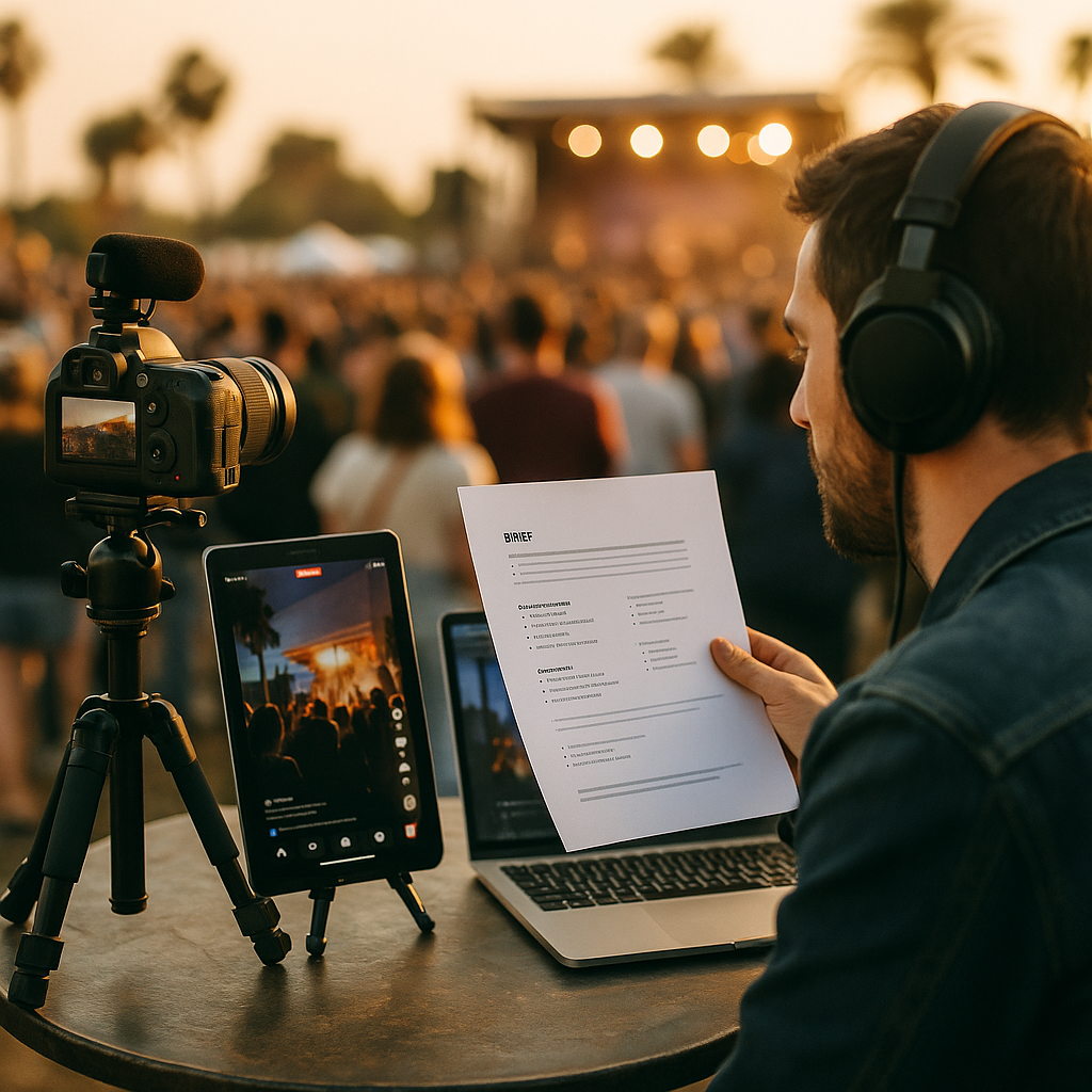 Cross-Platform Creator Brief for Live Event Content