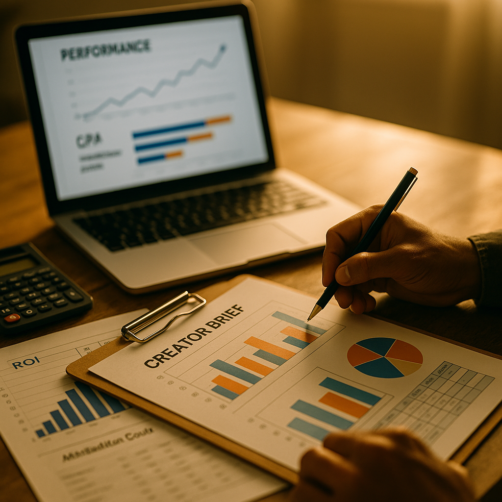 Performance ROI Creator Briefs With CPA and Attribution Goals