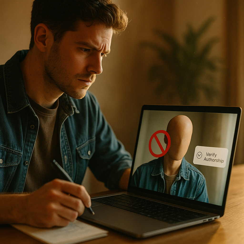 AI Faceless Videos Suppressed, Verify Creator Authorship Now