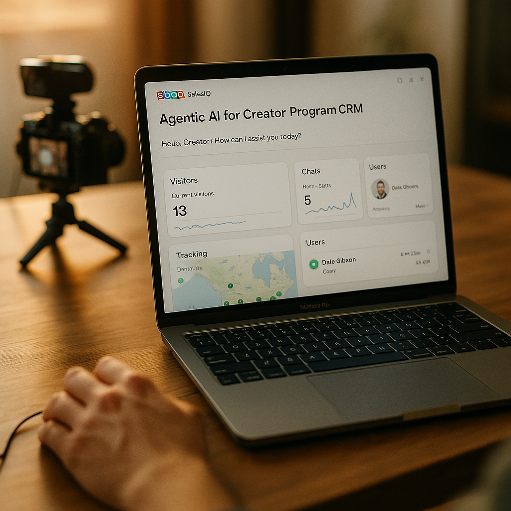 Zoho SalesIQ Agentic AI for Creator Program CRM