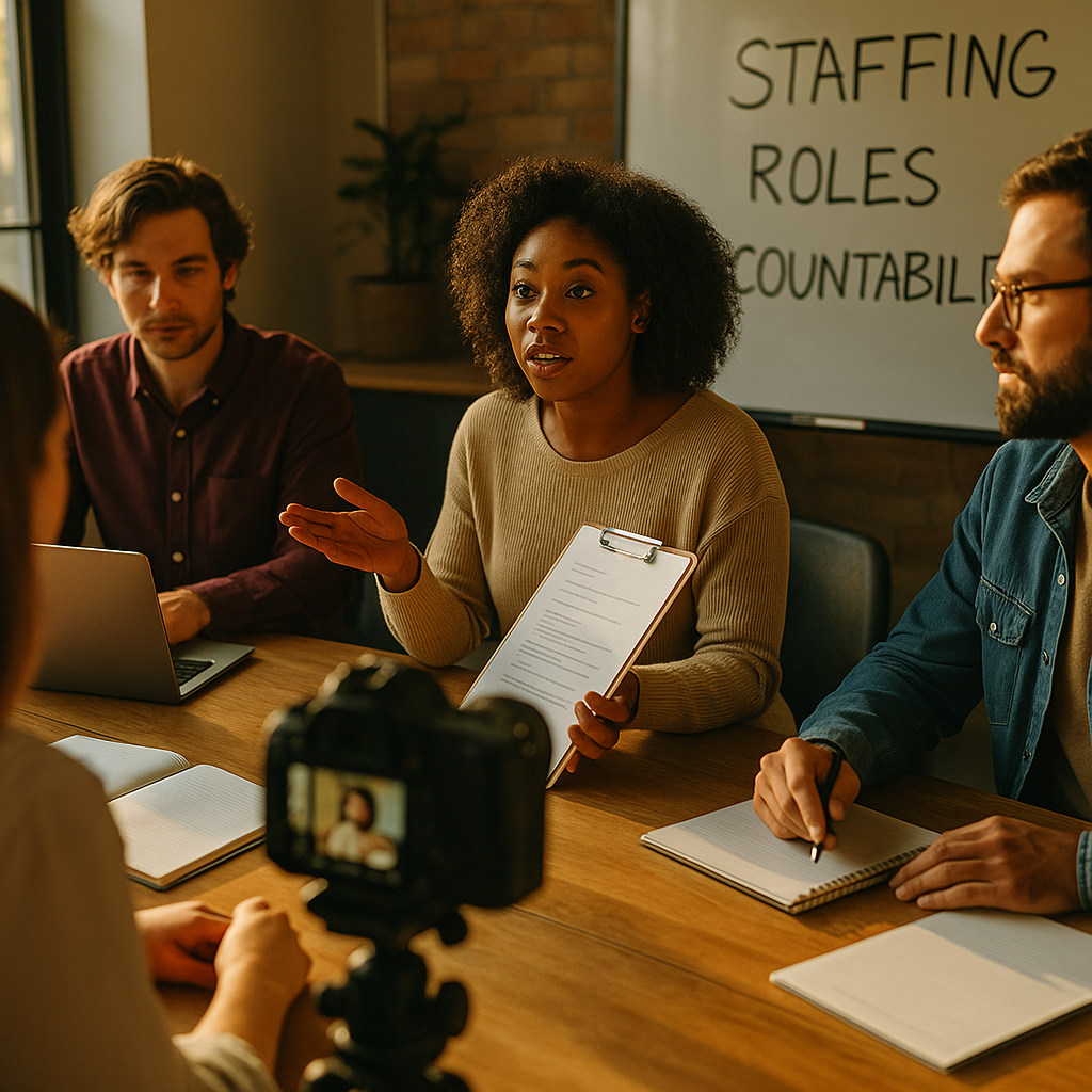 Agentic Creator Program Staffing, Roles, and Accountability