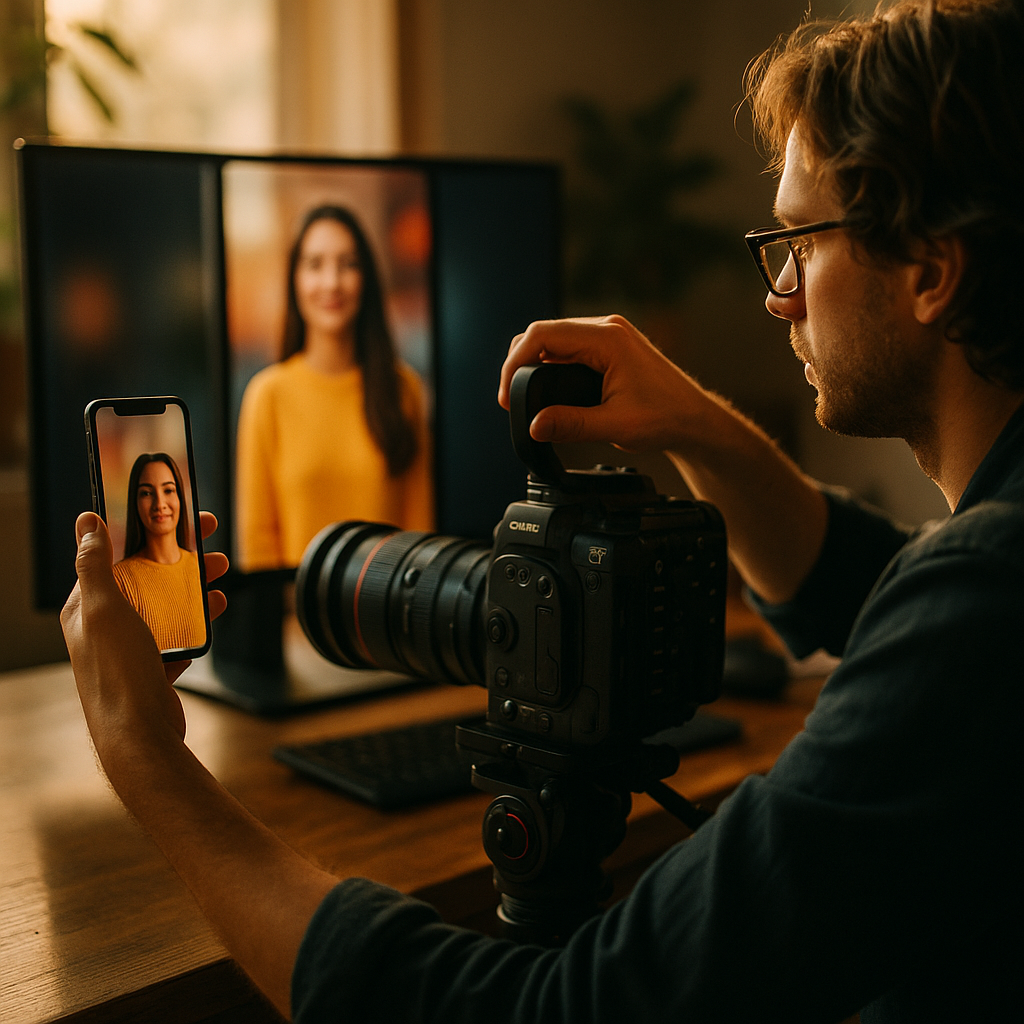 Vertical Short-Form Video Creative Direction for CTV