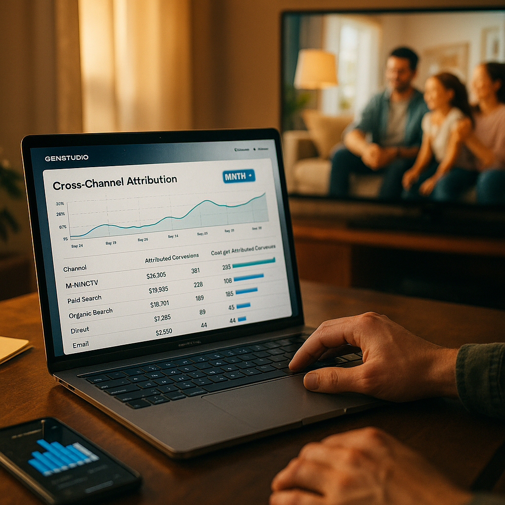GenStudio Cross-Channel Attribution With MNTN CTV Data