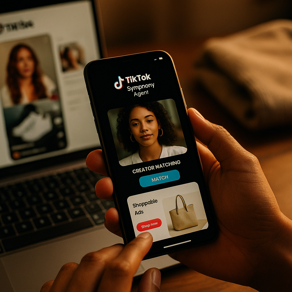 TikTok Symphony Agent, Creator Matching and Shoppable Ads