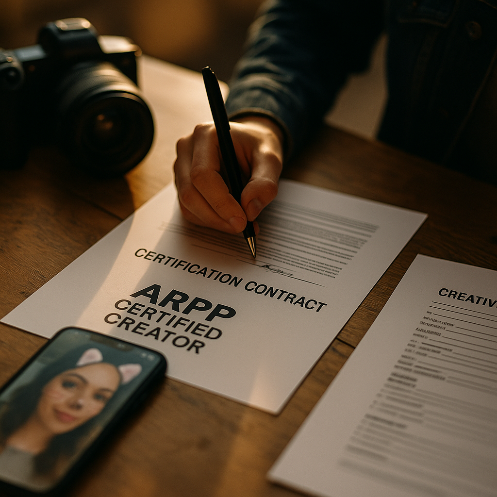 ARPP Certified Creators, Filters, Contracts, and Briefs