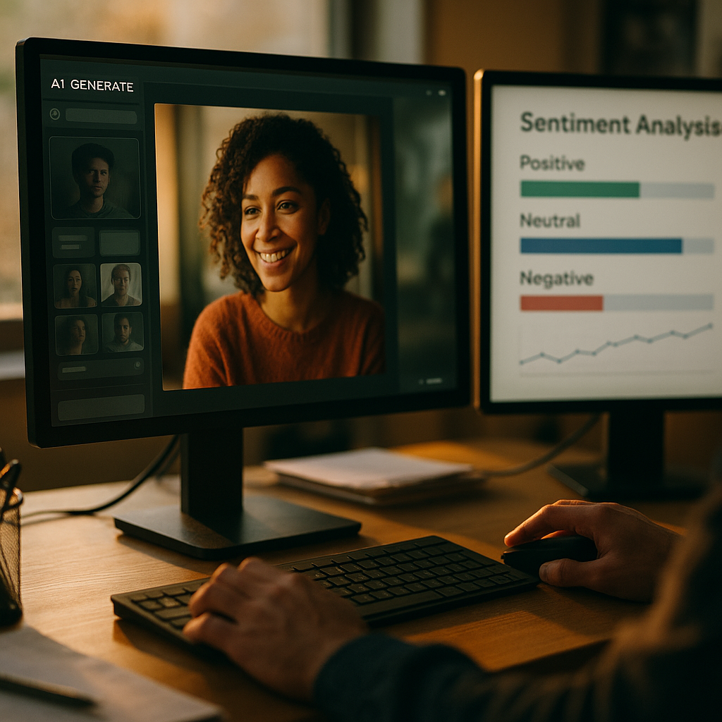 AI Asset Production Meets Sentiment-Driven Distribution
