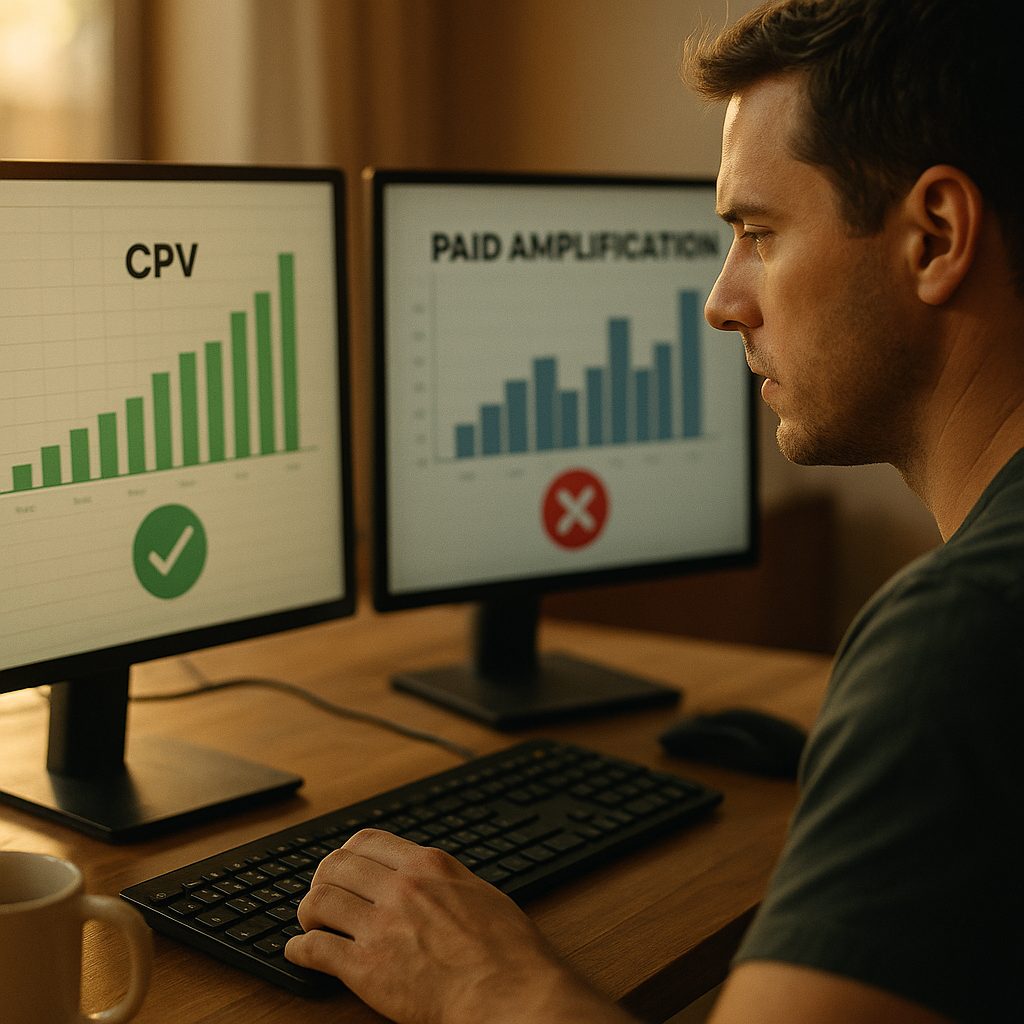 Clipping Network CPV vs Paid Amplification, Which Wins