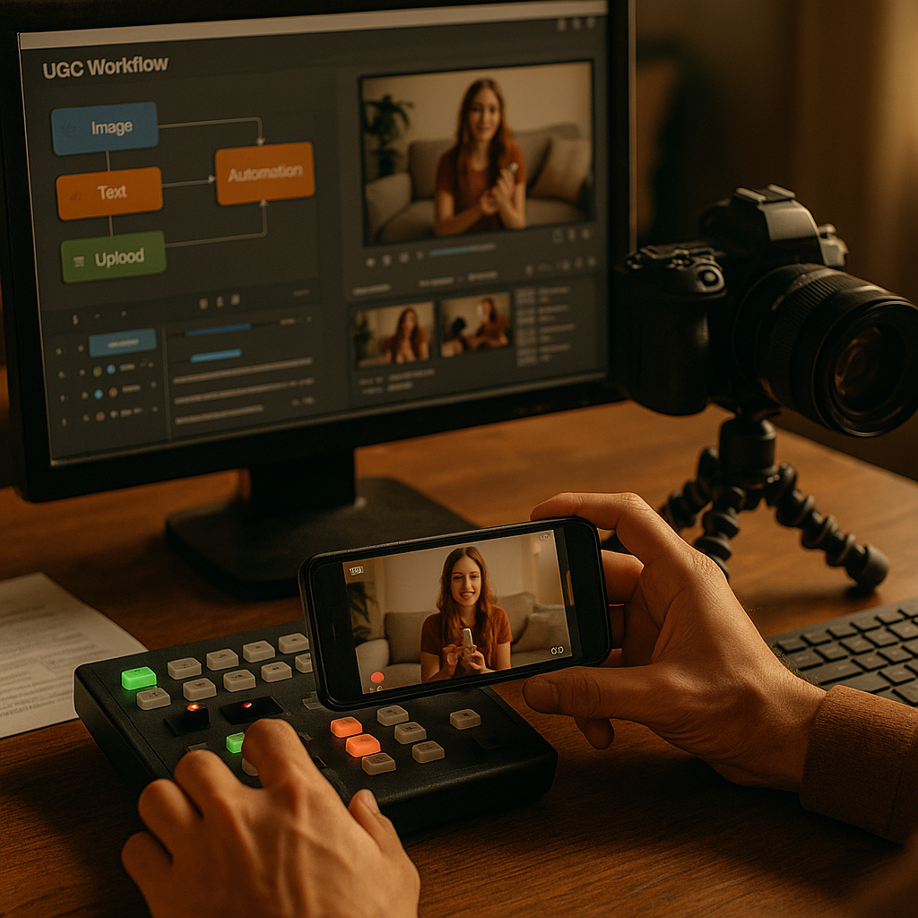 NewGen UGC Workflow, Automation, Hybrid, and Human-Led Modes