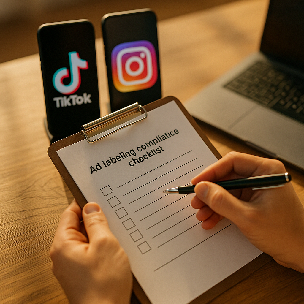 TikTok and Instagram Ad Labeling Compliance Checklist