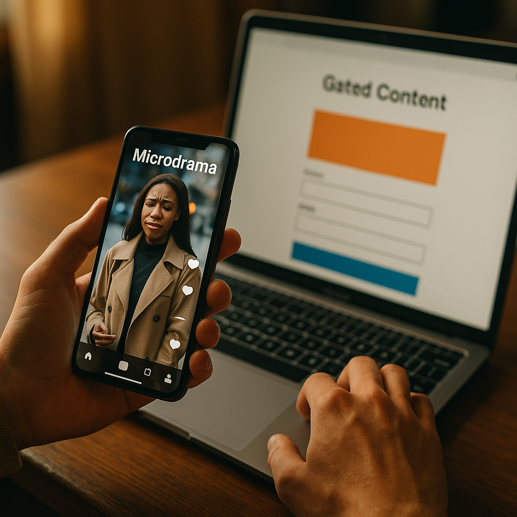 Microdramas vs Gated Content, Mid-Funnel Lead Quality