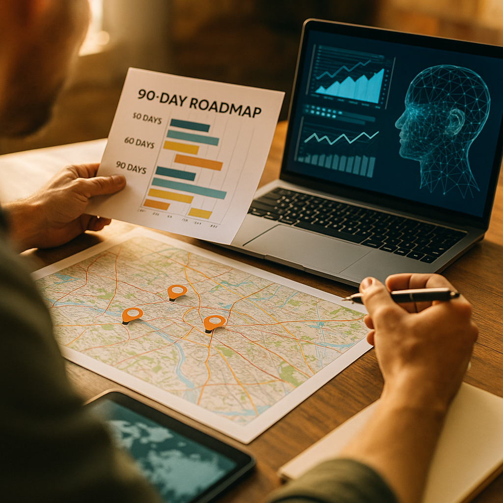 90-Day GEO Roadmap for Mid-Market Brand AI Visibility