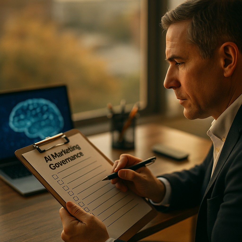 AI Marketing Governance Checklist for CMOs