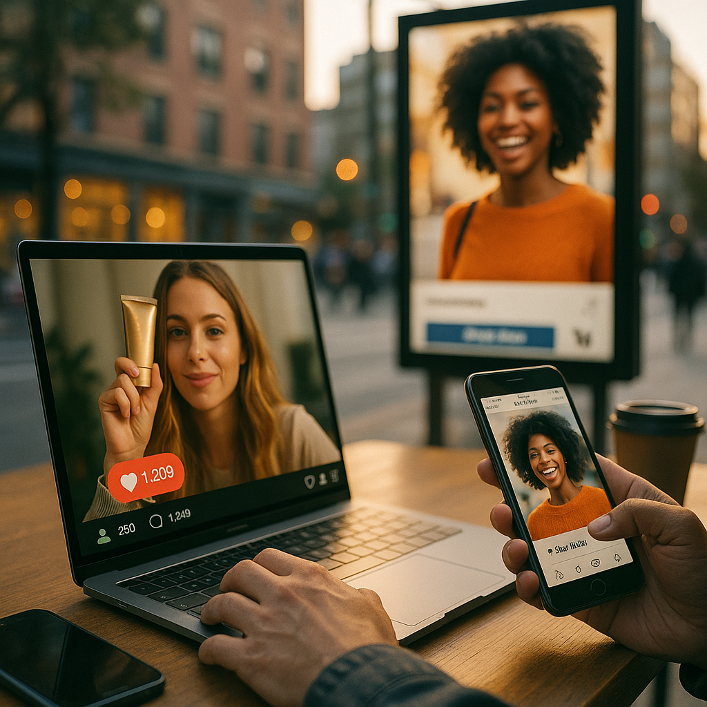 Hybrid Influencer Distribution, Paid Social, and OOH Strategy