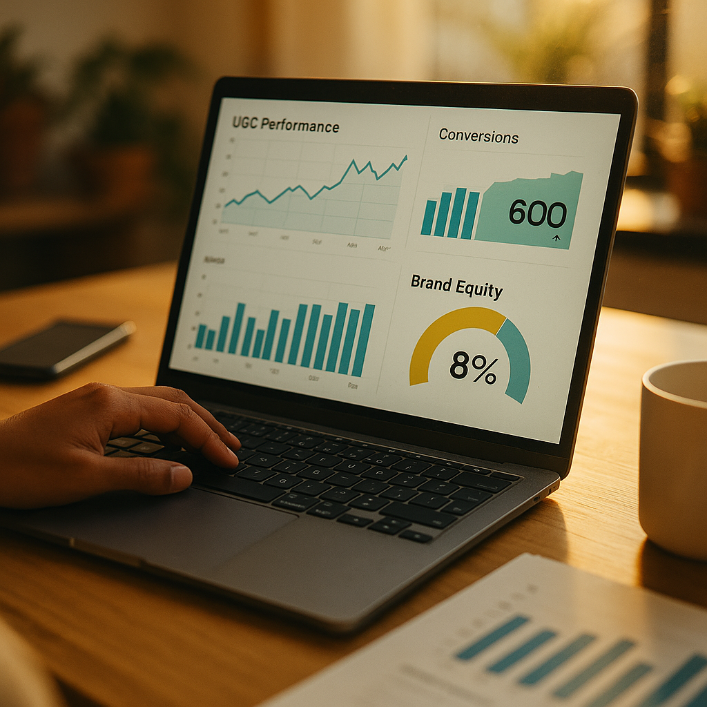 UGC Performance Dashboard, Conversions and Brand Equity