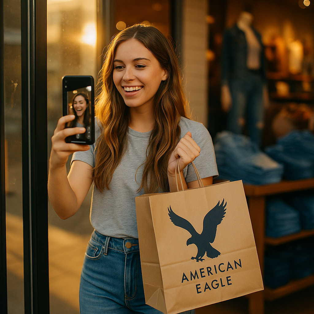 American Eagle TikTok Creator Strategy for In-Store Lift