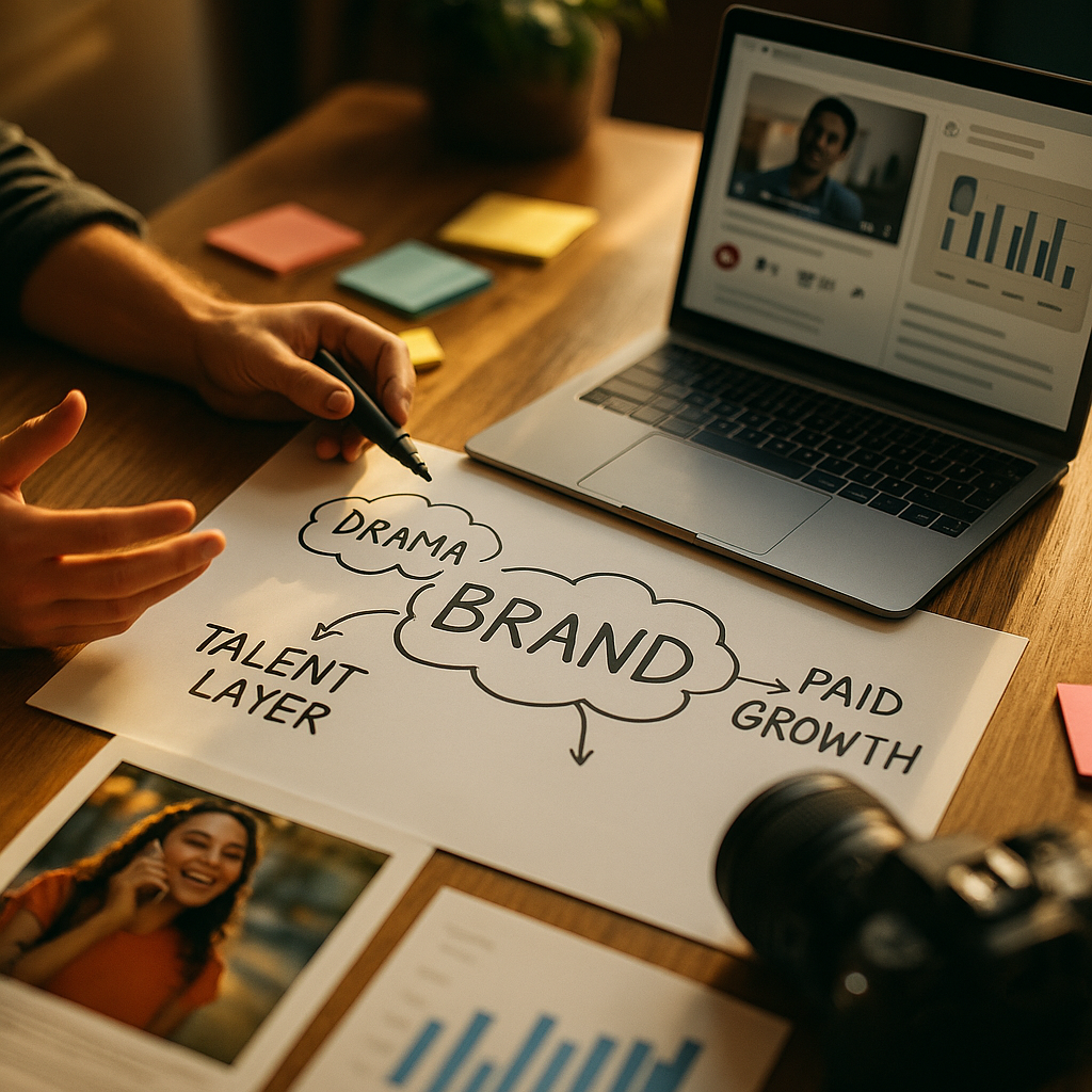 Brand Microdrama Talent Layer Strategy for Paid Growth