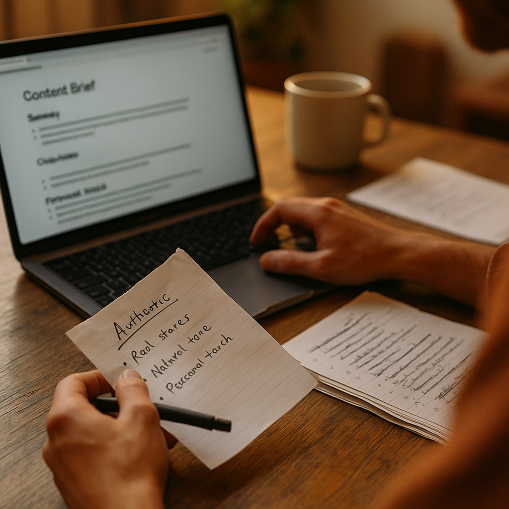 Scale Creator Briefs Without Killing Authenticity