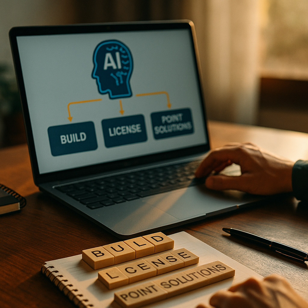 AI Marketing OS, Build vs License vs Point Solutions