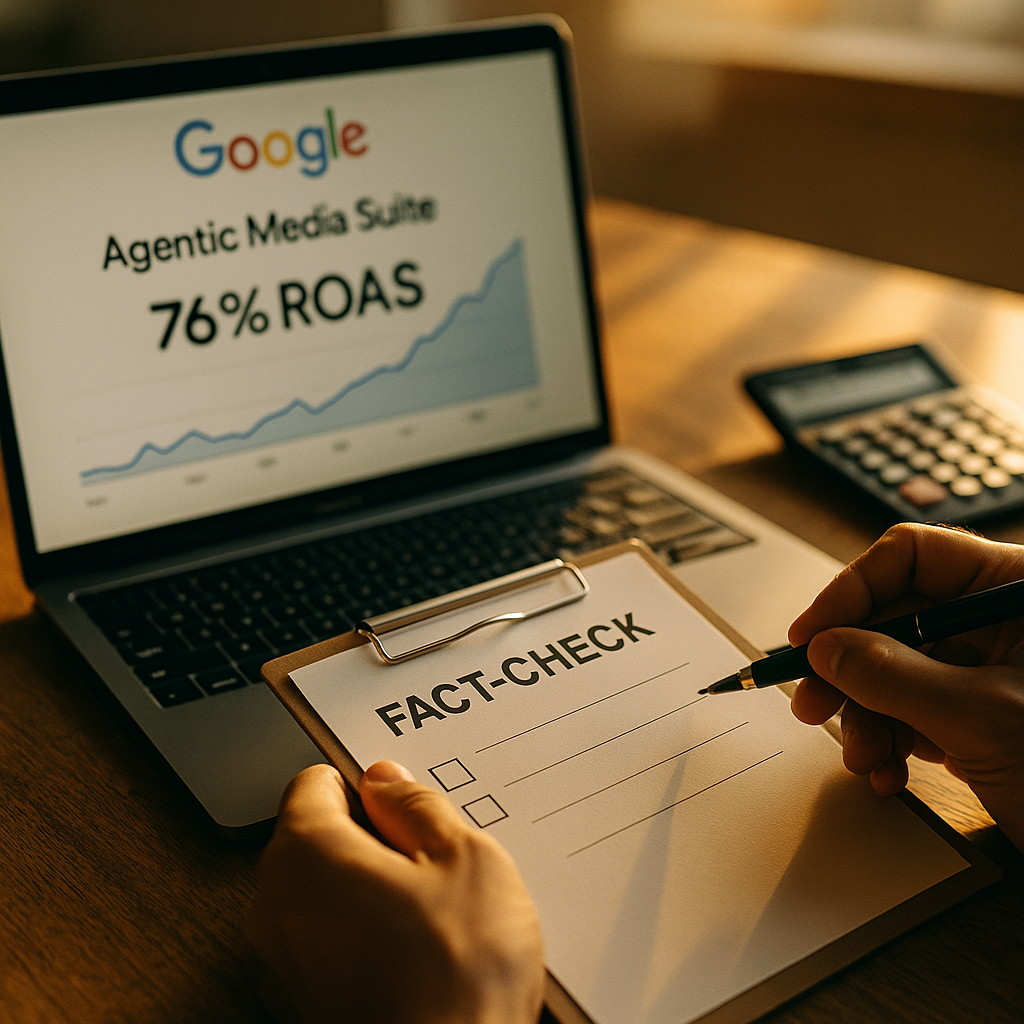 Google’s 76% ROAS Claim for Agentic Media Suite, Fact-Checked