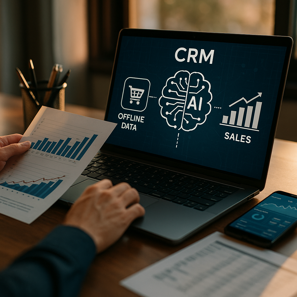AI-Enhanced CRM for Attribution: Stitching Offline Data to Sales