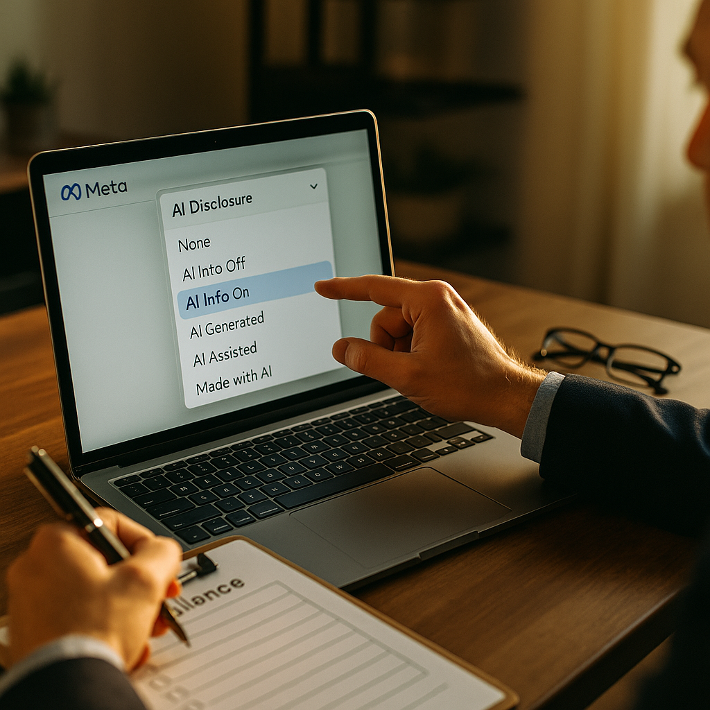 Meta’s AI Disclosure Menu: A Brand Compliance Audit Guide