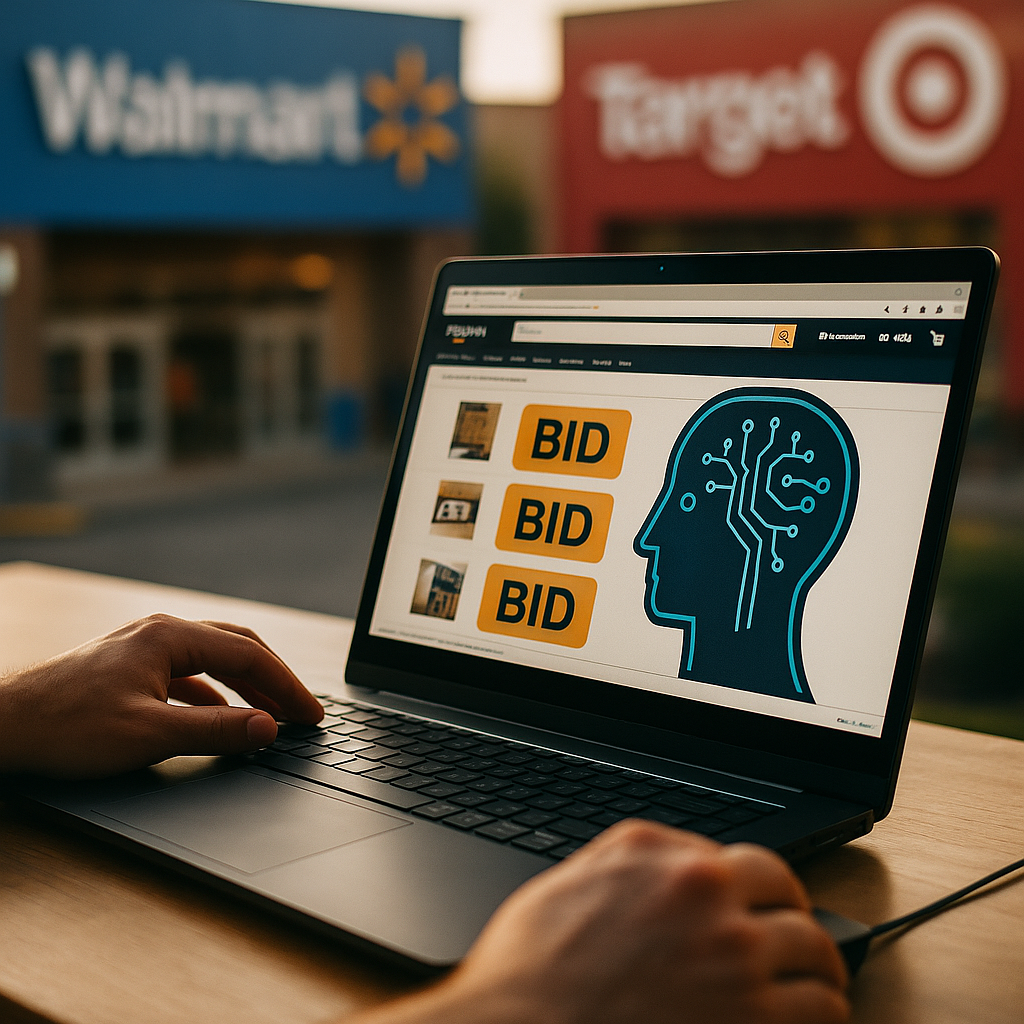 Agentic AI Bidding Hits Amazon, Walmart, and Target This Quarter
