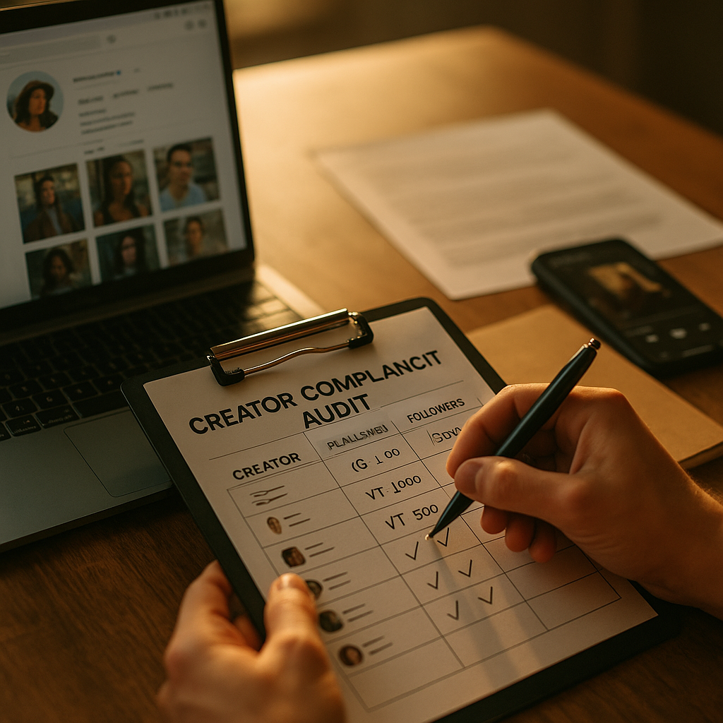 Quarterly Creator Compliance Audits, A Brand Framework