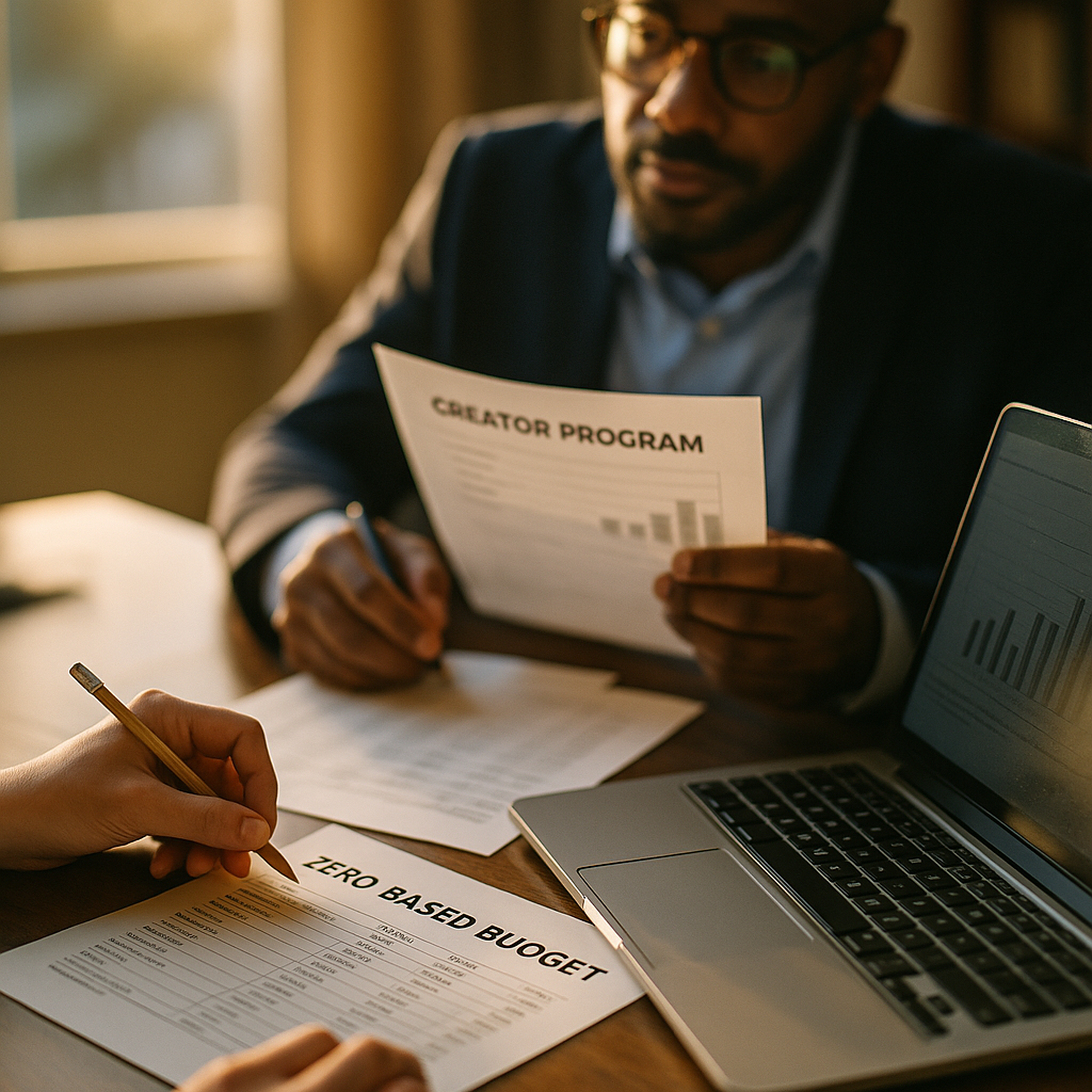 Zero-Based Budgets for Creator Programs That Pass CFO Review