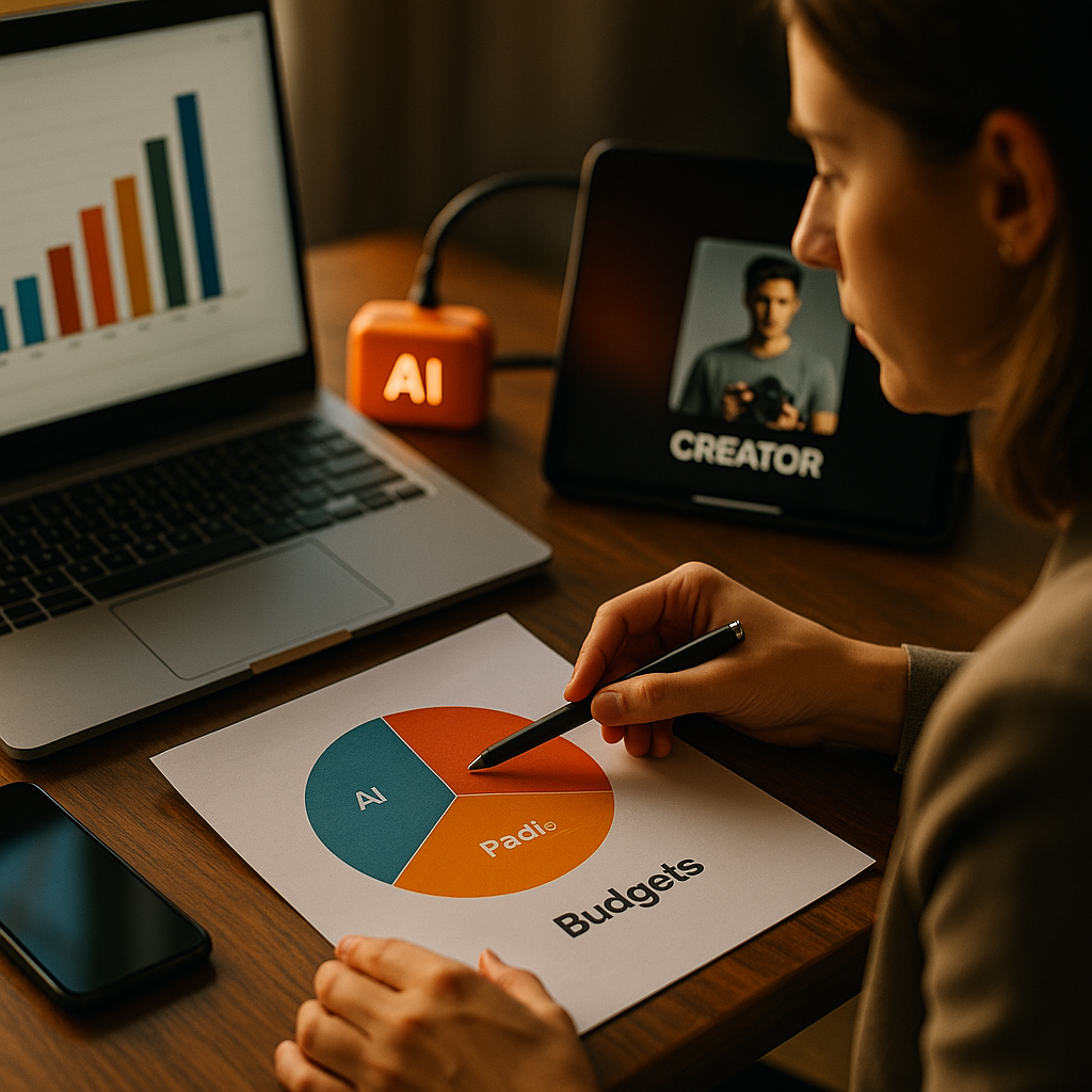 CMO Framework for Sequencing AI, Creator, and Paid Media Budgets