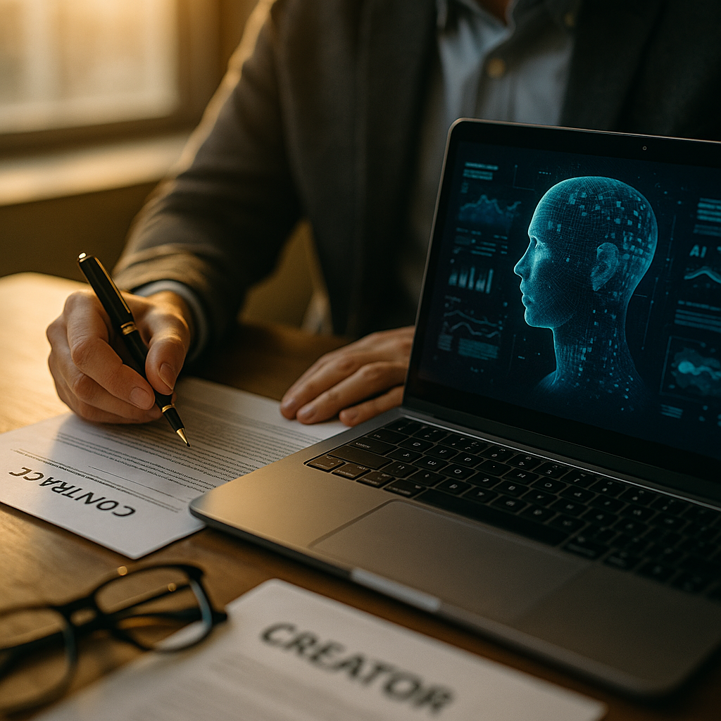 Auditing Creator Contracts for AI Training Data Rights