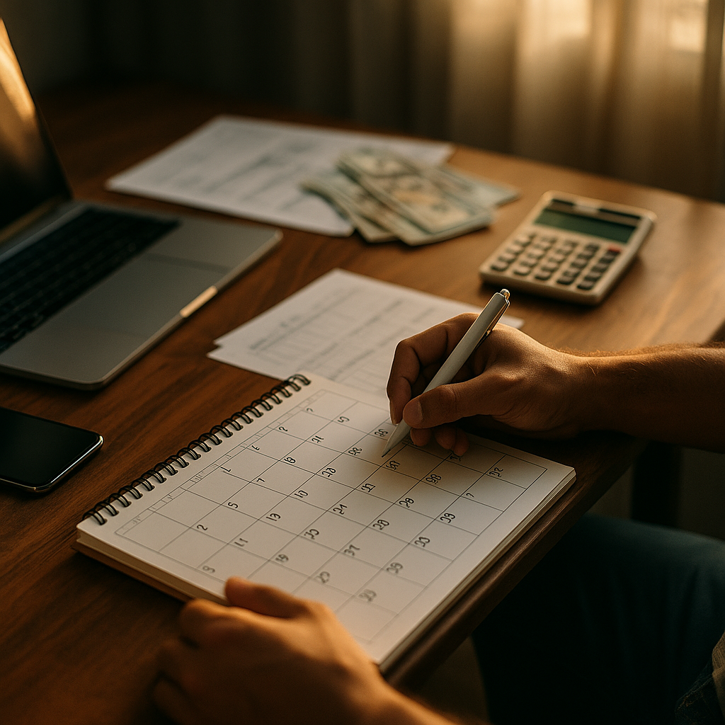 Creator Economy Planning Calendar for Budget and Tariff Timing