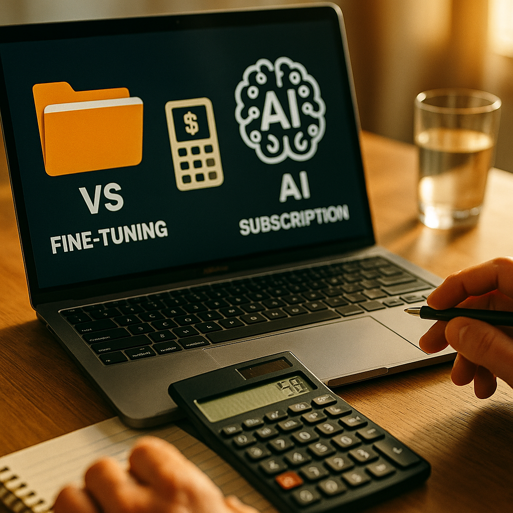 Fine-Tuning vs Vendor AI Subscriptions, The Real Cost Math