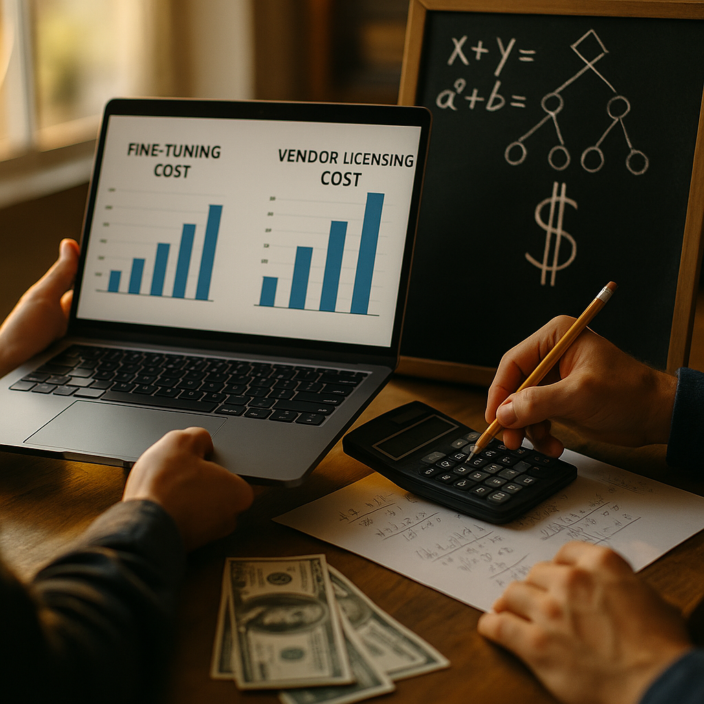 Fine-Tuning vs Vendor LLM Licensing, The Real Cost Math