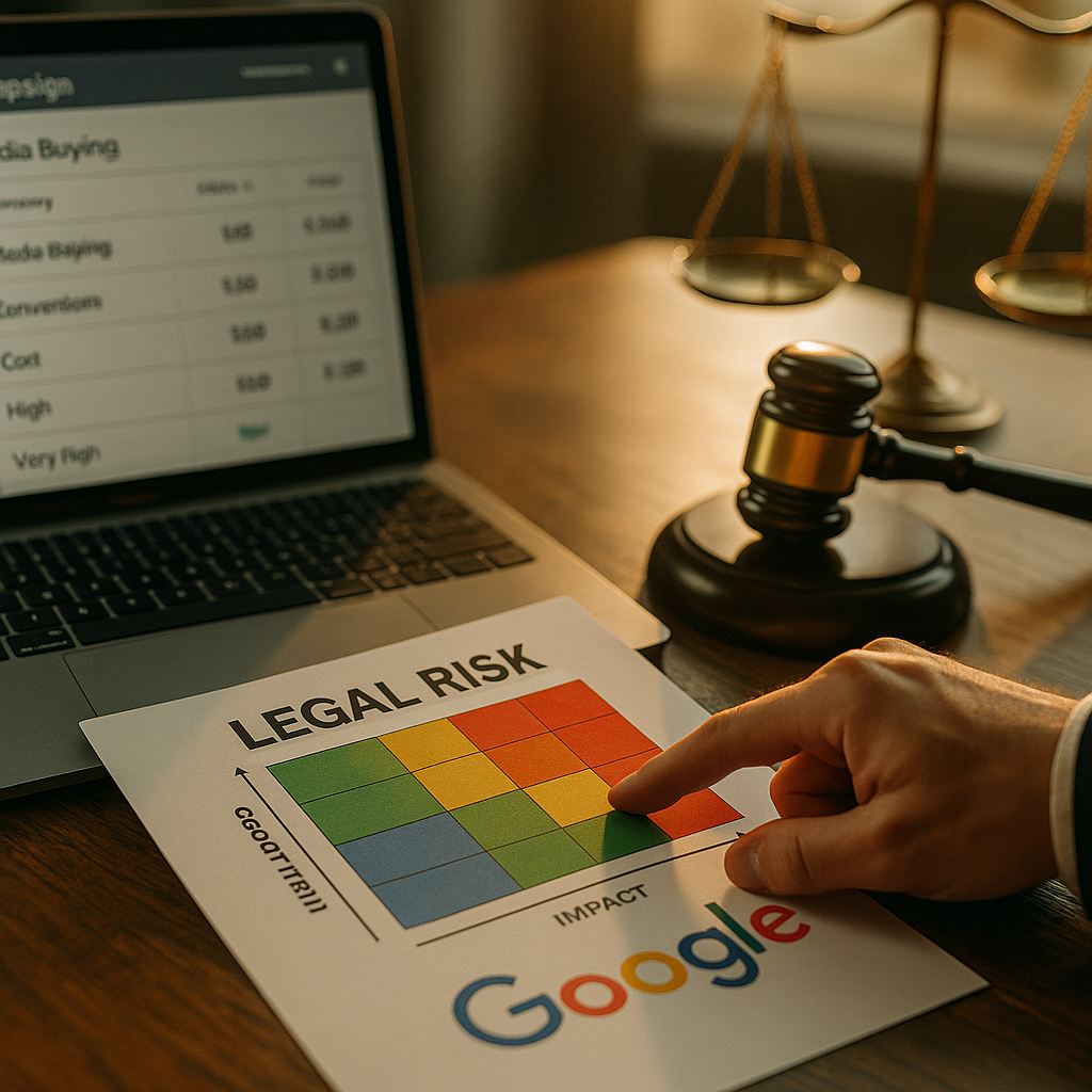 Legal Risk Matrix for Google Agentic Media Buying