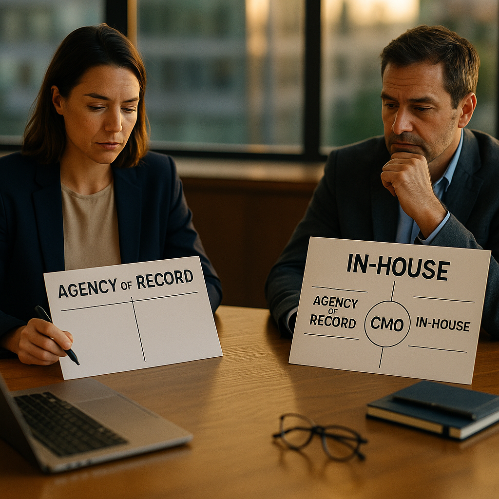 Agency of Record vs In-House: The CMO Board Case Framework