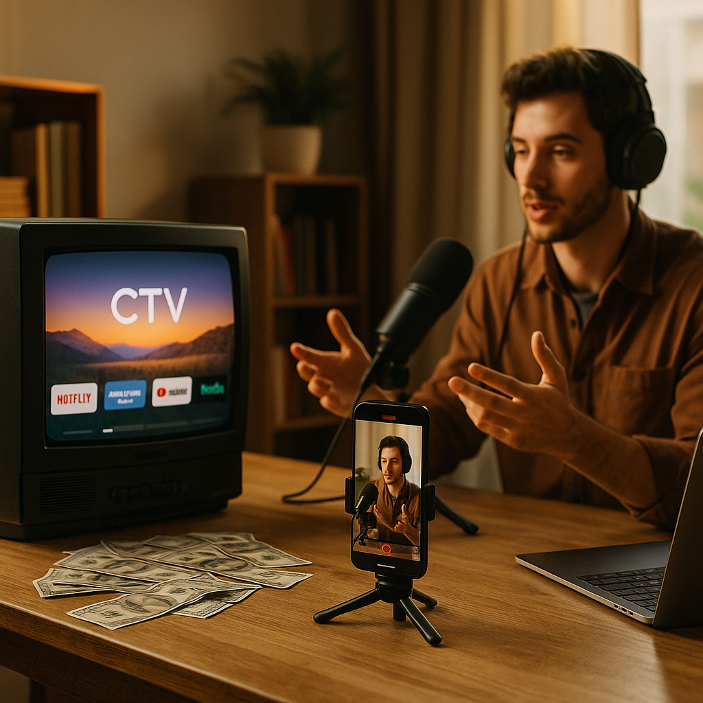 Shifting Linear TV Budget to CTV and Creator, in Two Cycles