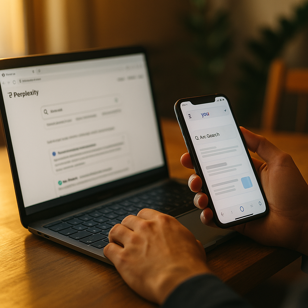 Perplexity, You.com, and Arc Search: A Brand Discovery Guide
