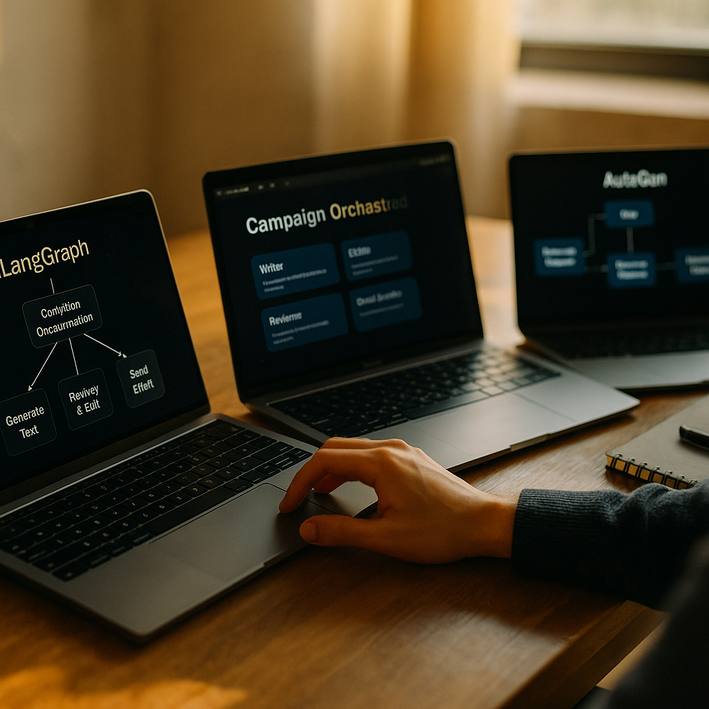 LangGraph vs CrewAI vs AutoGen for Campaign Orchestration