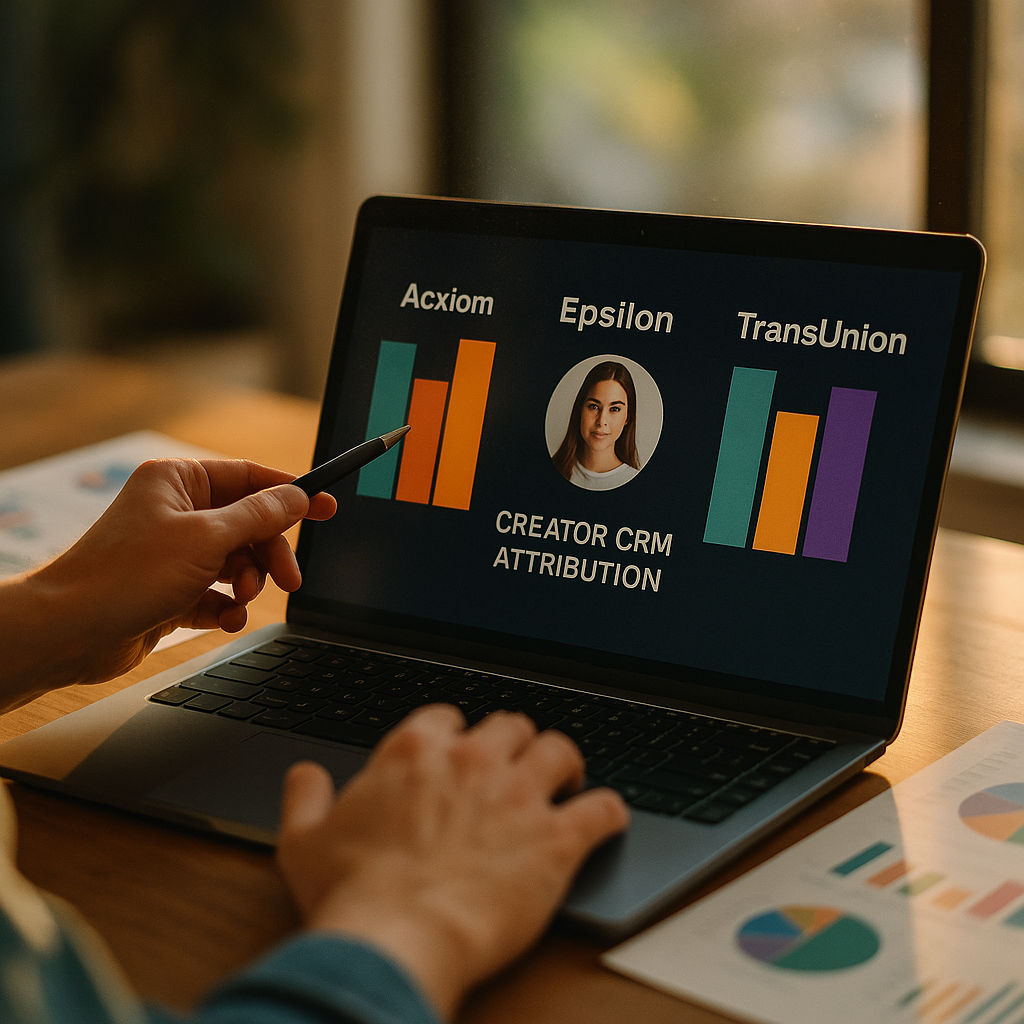 Acxiom vs Epsilon vs TransUnion for Creator CRM Attribution