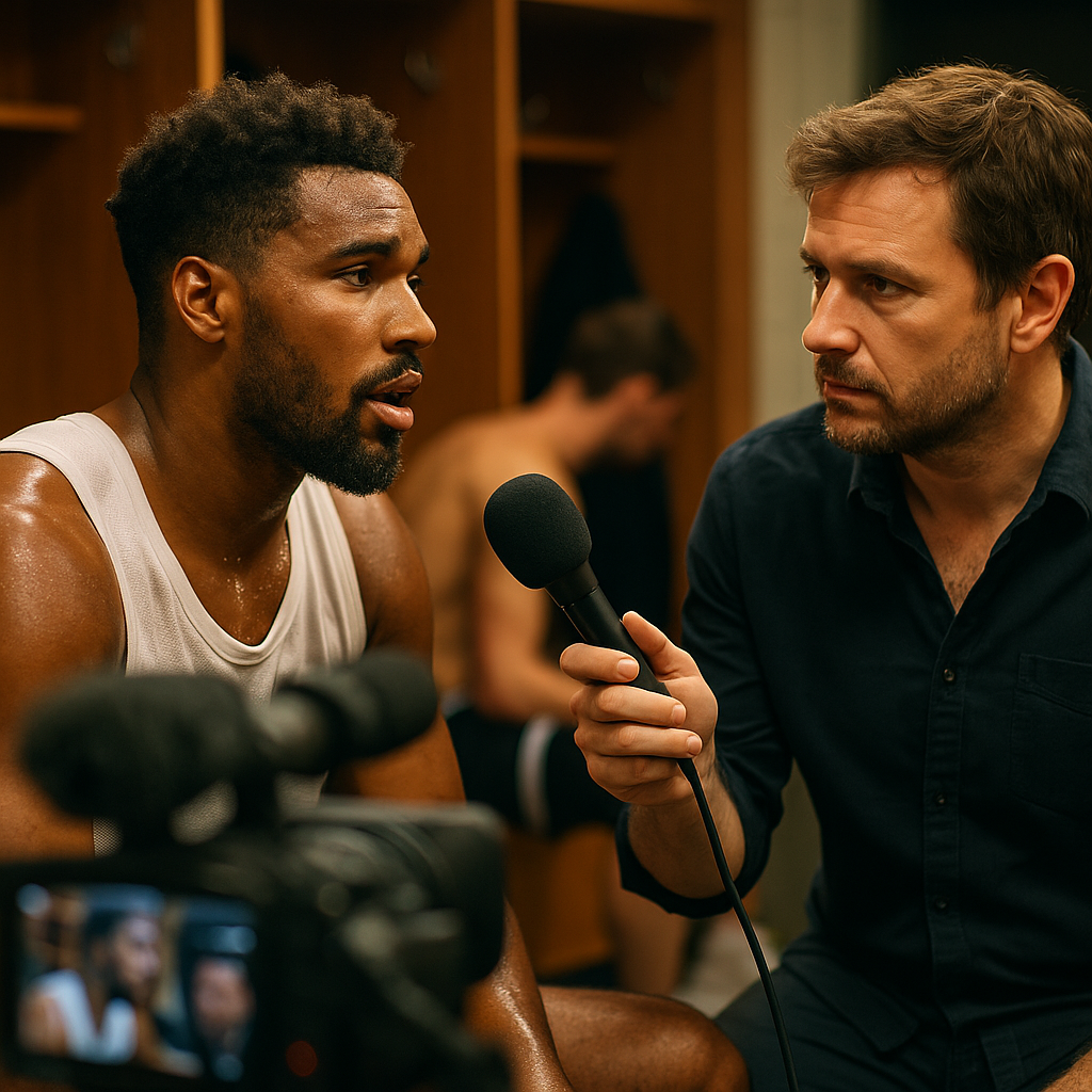 Locker-Room Interview Format, Briefing Raw Post-Game Content
