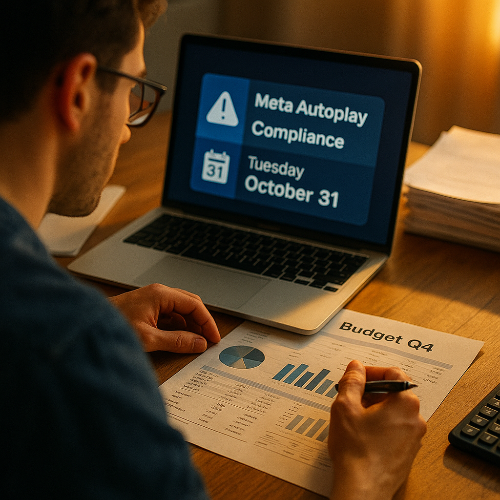 Meta Autoplay Compliance Deadline: Audit Your Q4 Budget Now