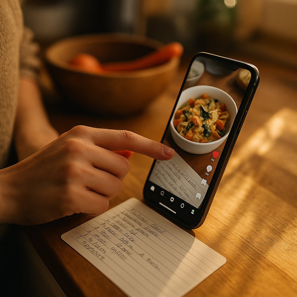Recipe Card Remix Format Turns UGC Video Into Saves