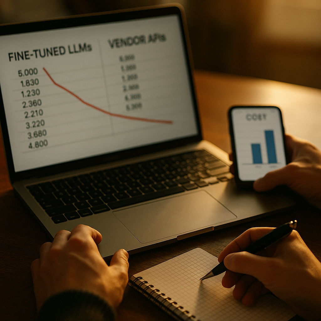 Fine-Tuned LLMs vs Vendor APIs: The Real Breakeven Cost