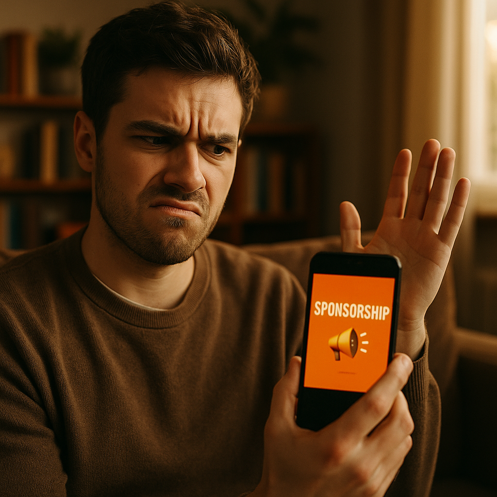Anti-Ad Ad Format: How Mocking Sponsorships Drives Conversions