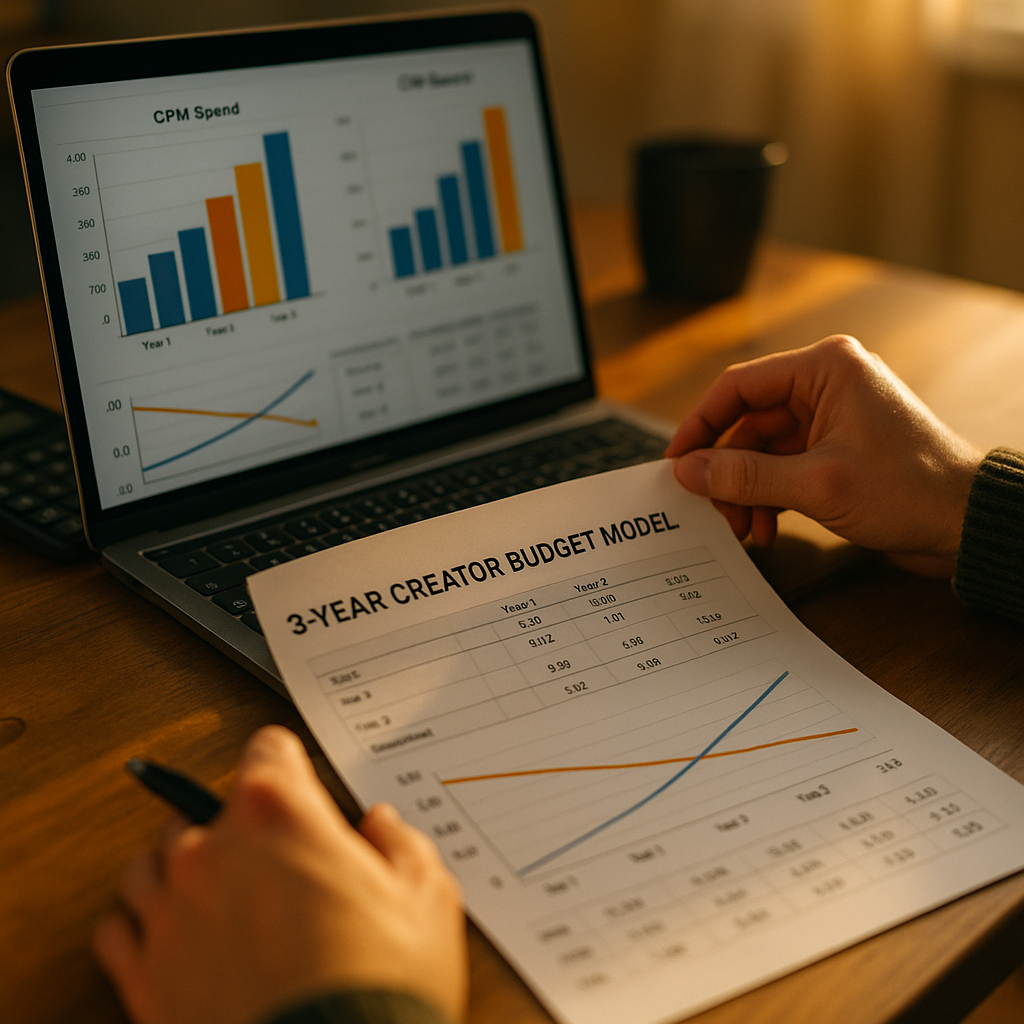 3-Year Creator Budget Model: Shifting CPM Spend to CPA