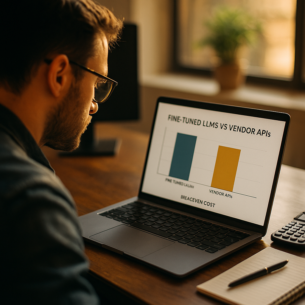 Fine-Tuned LLMs vs Vendor APIs, The Real Breakeven Cost